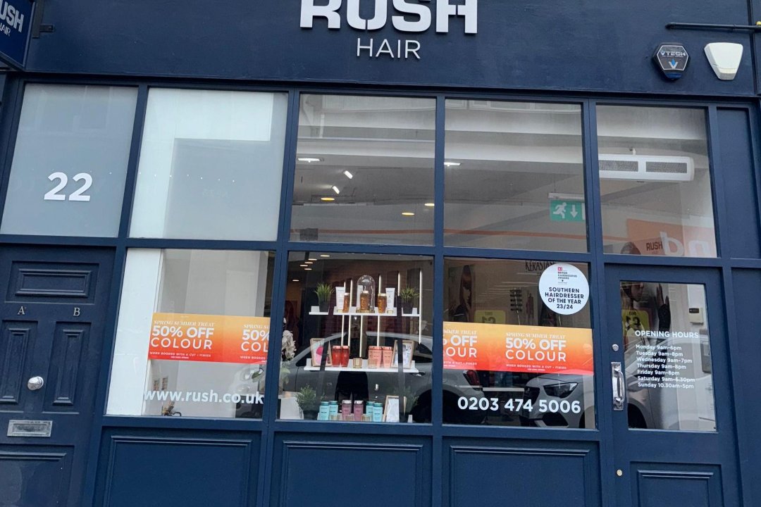 Rush Hair & Beauty - Crystal Palace, Norwood New Town, London
