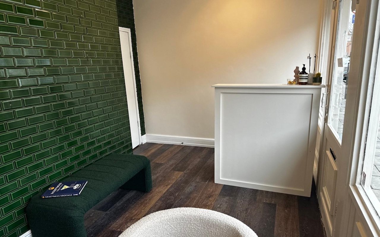 Interior of Luisa's Lashes & Brows in London