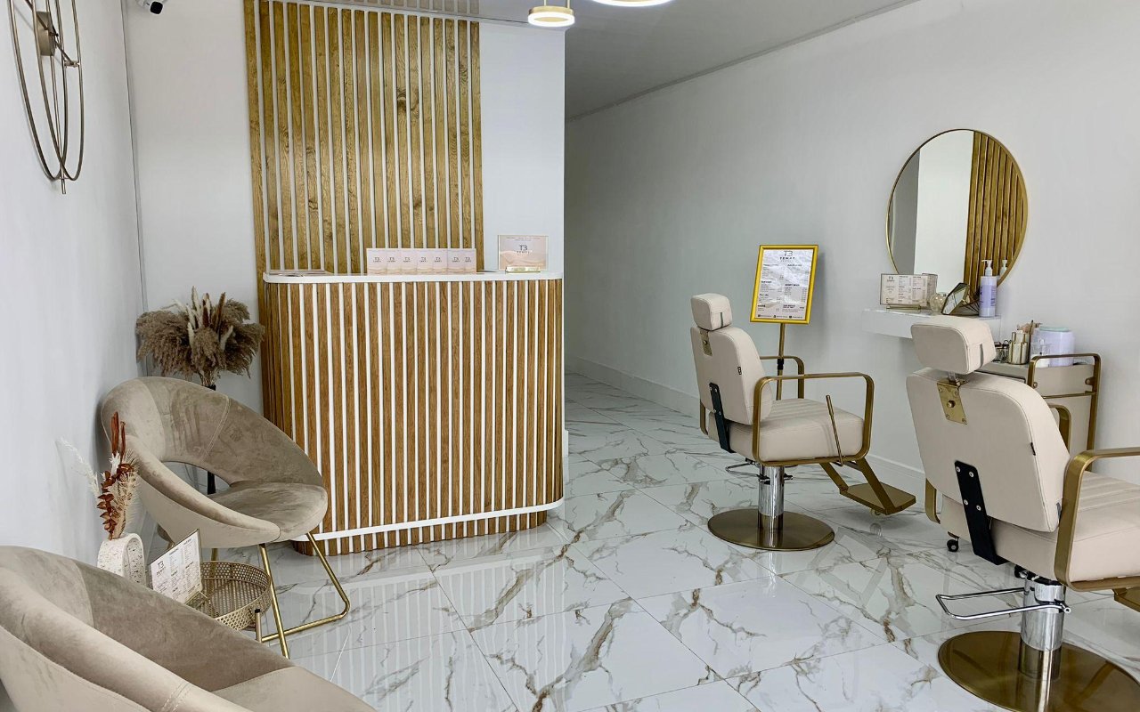 Interior of Tempt Beauty in Castleford