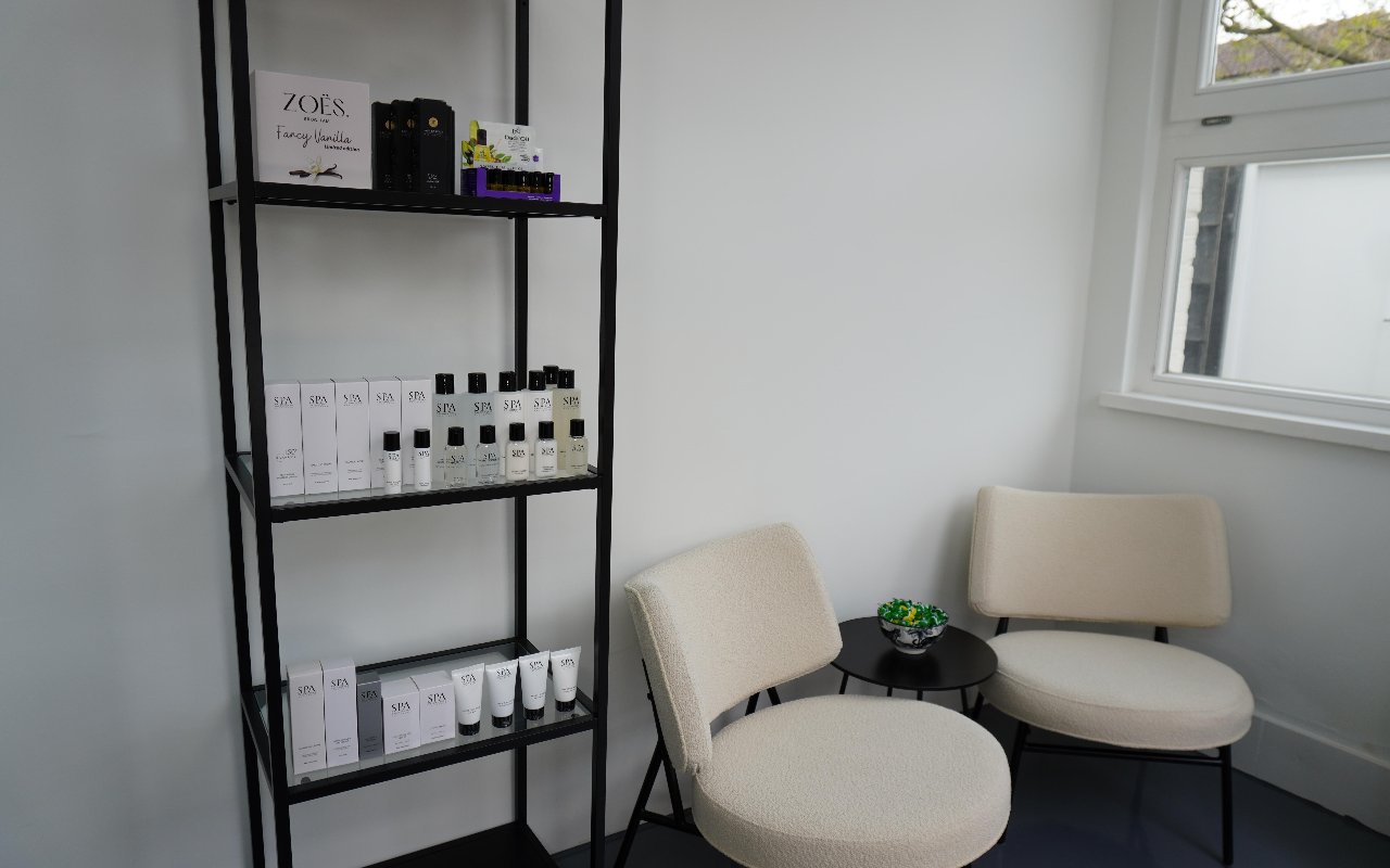 Interieur van Gentle Skincare & Beauty in Tilburg