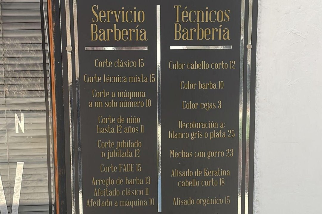 Barbería Arte y Corte Esquivel, Sitges, Provincia de Barcelona