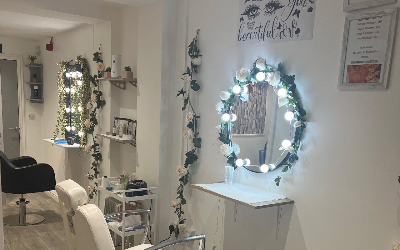 Interior of Niche Beauty in Dudley