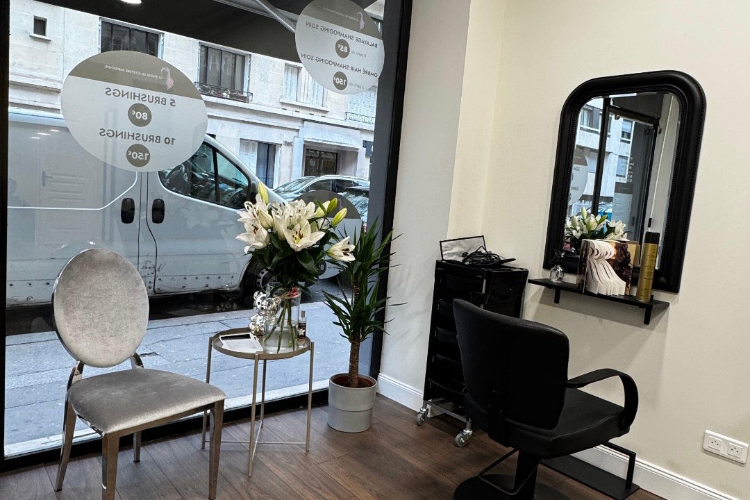 Le studio de coiffure parisienne, Rue de Vaugirard, Paris