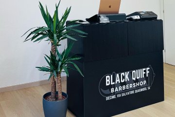 Black Quiff Barbershop