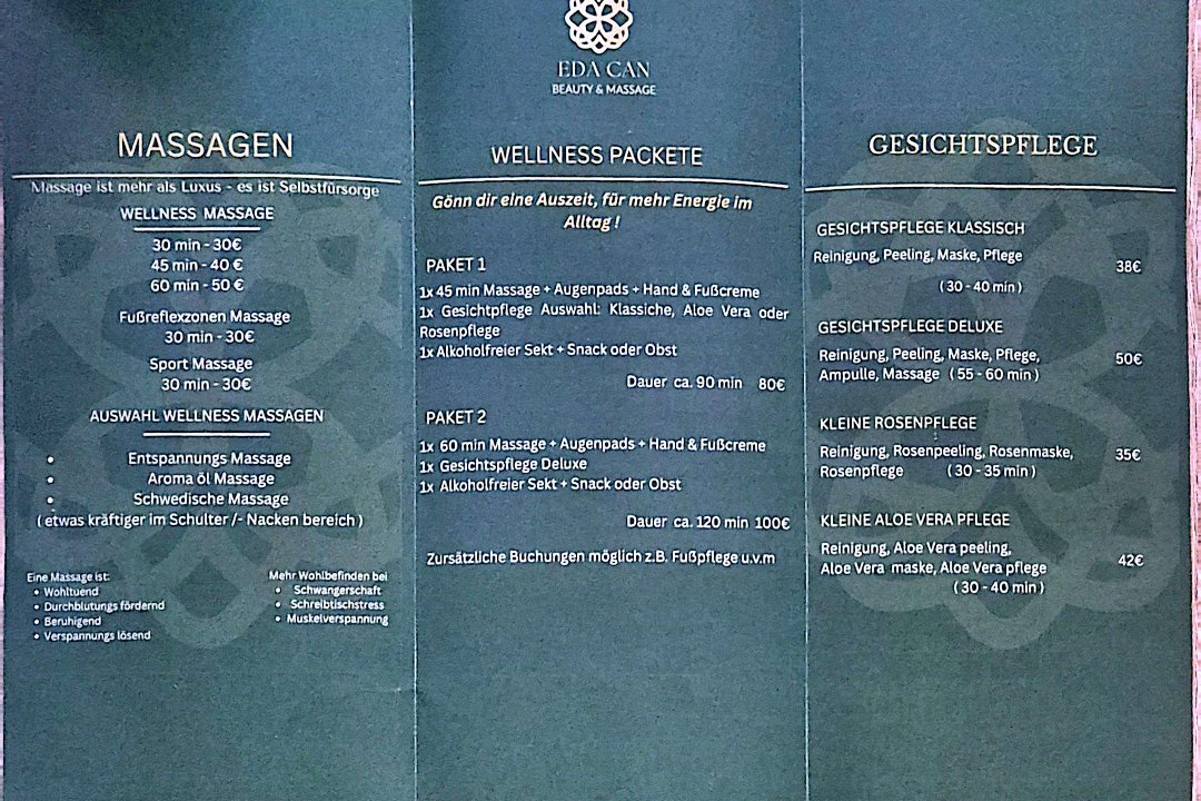 Eda Can Beauty&Massage, Duisburg