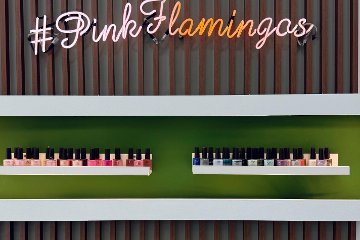 Pink Flamingos Nail Bar