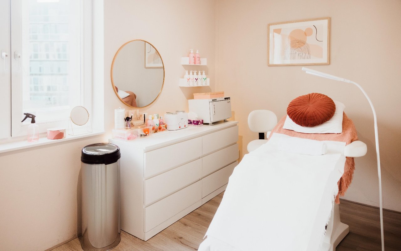 Interieur van Call of Beauty Studio in Tilburg