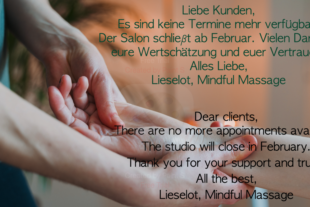 Mindful Massage, Rathaus Neukölln, Berlin
