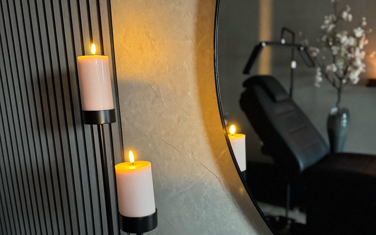 Interieur van Brow & Beauty Bar Vlijmen in Vlijmen