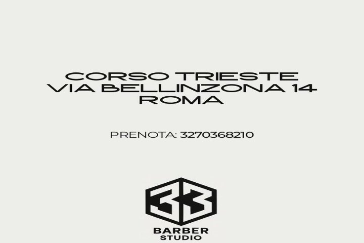 33 Barber Studio - Barbier Roma RM - Photo de galerie - OneBooking