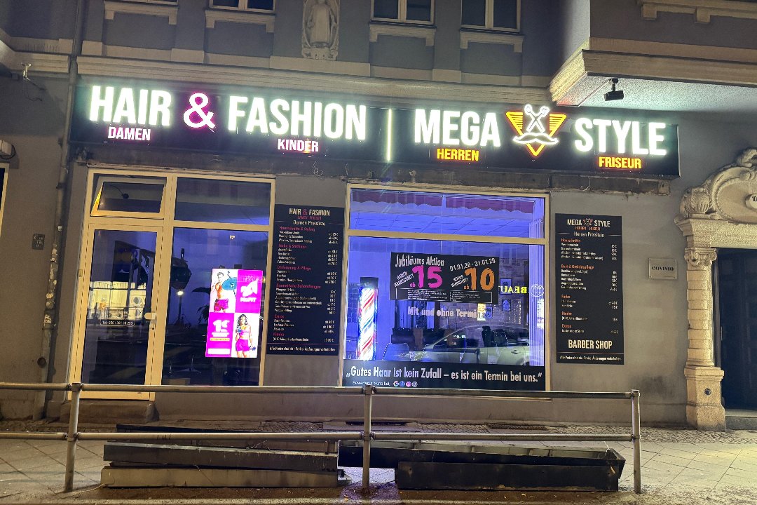 Hair & Fashion + Mega Style Herrenfriseur, Spandau Altstadt, Berlin