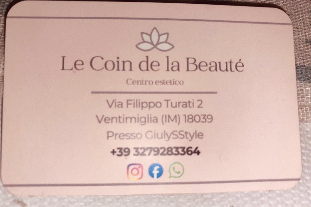 Le Coin de la Beauté, Ventimiglia, Liguria