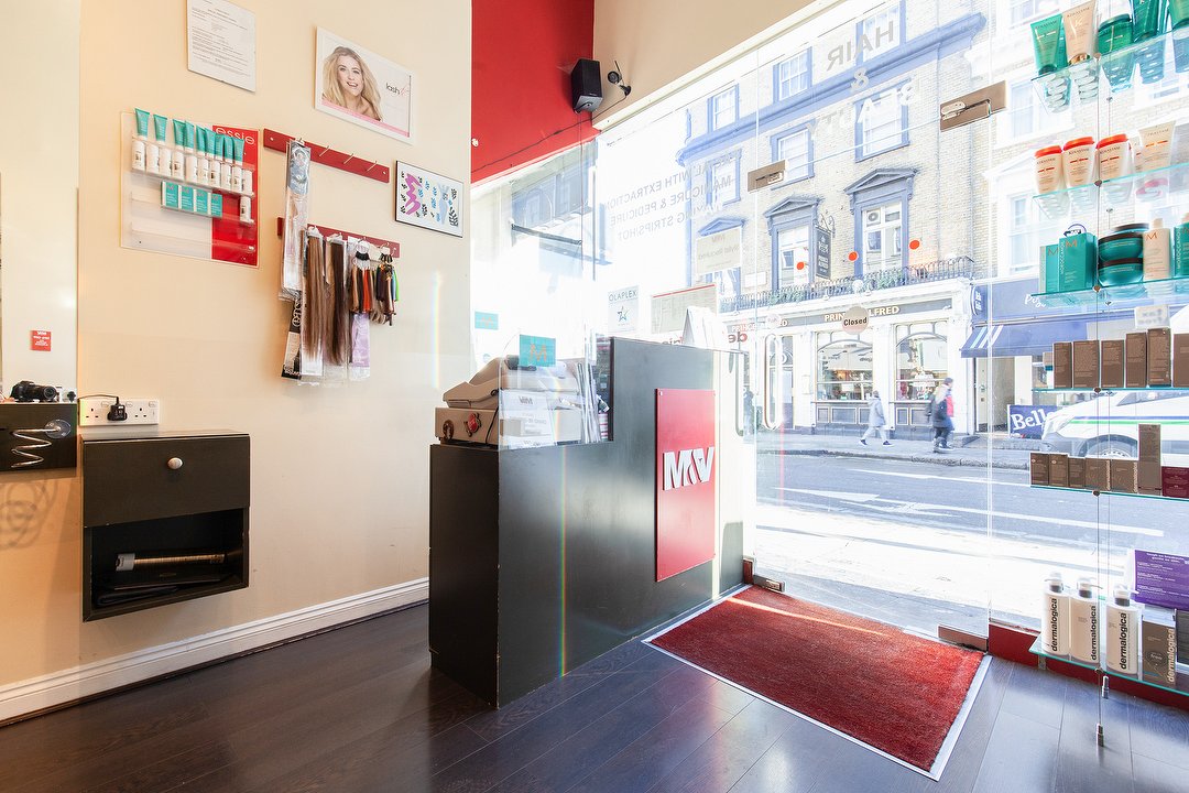 M & V Hair & Beauty, Queensway, London
