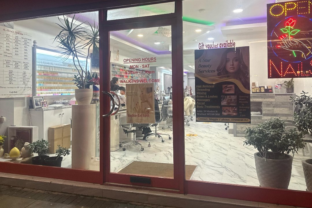 A-star Beauty, Watford, Watford High Street, Hertfordshire