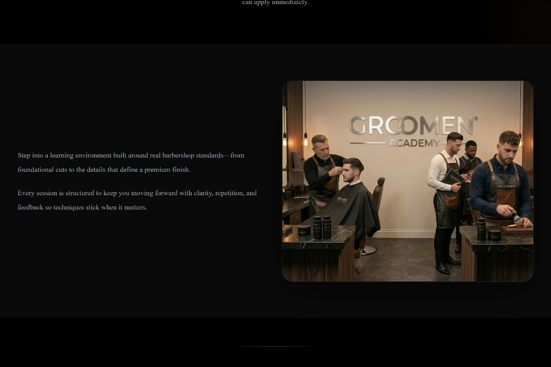 Groomen Barbershop & Academy, Roelof Hartstraat, Amsterdam