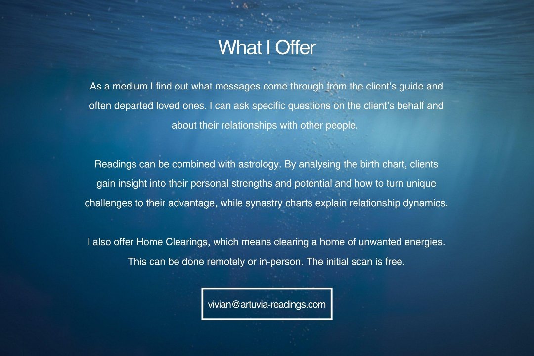 Artuvia Readings - Intuitive Readings and Astrology, Wandsworth, London