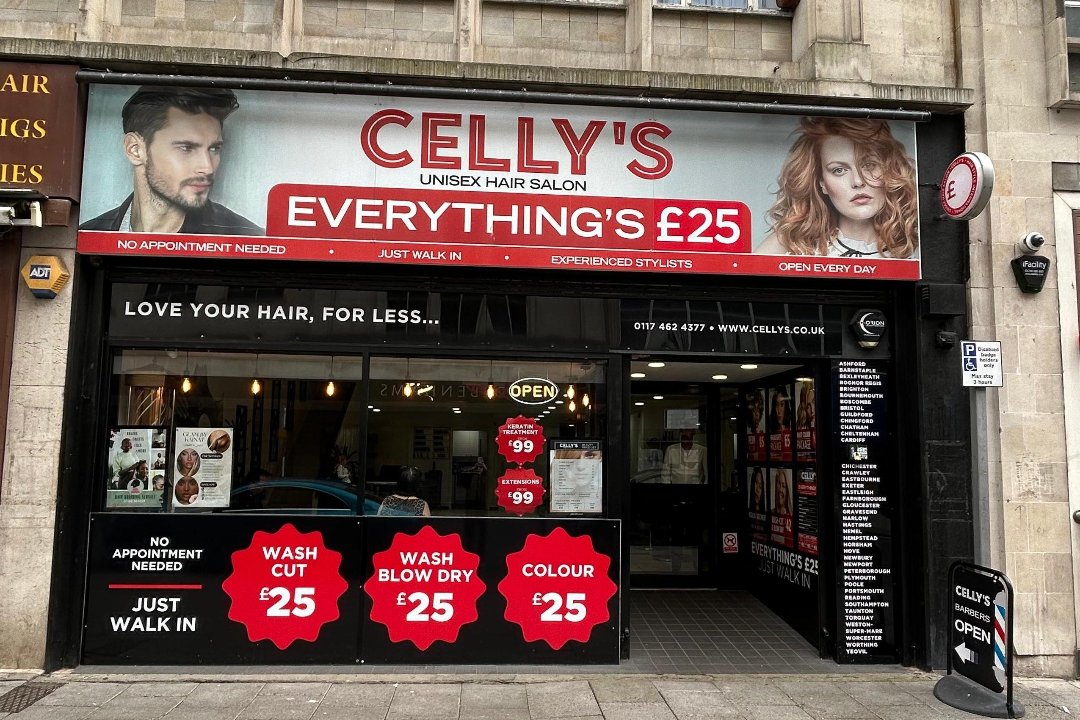 Cellys Unisex Hairsalon Bristol, The Cotswolds