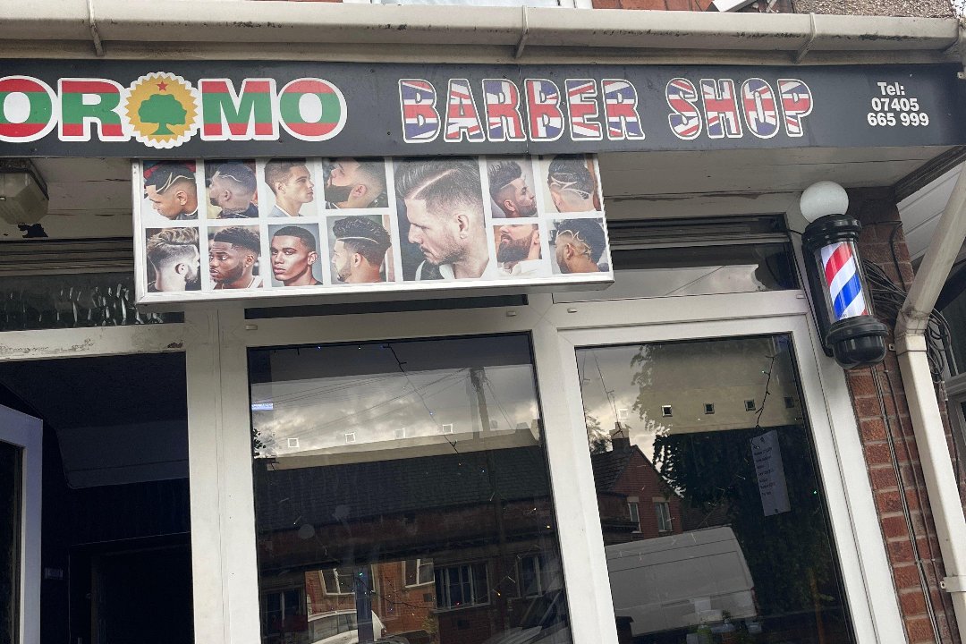 Oromo barber shop , Bedworth, Warwickshire