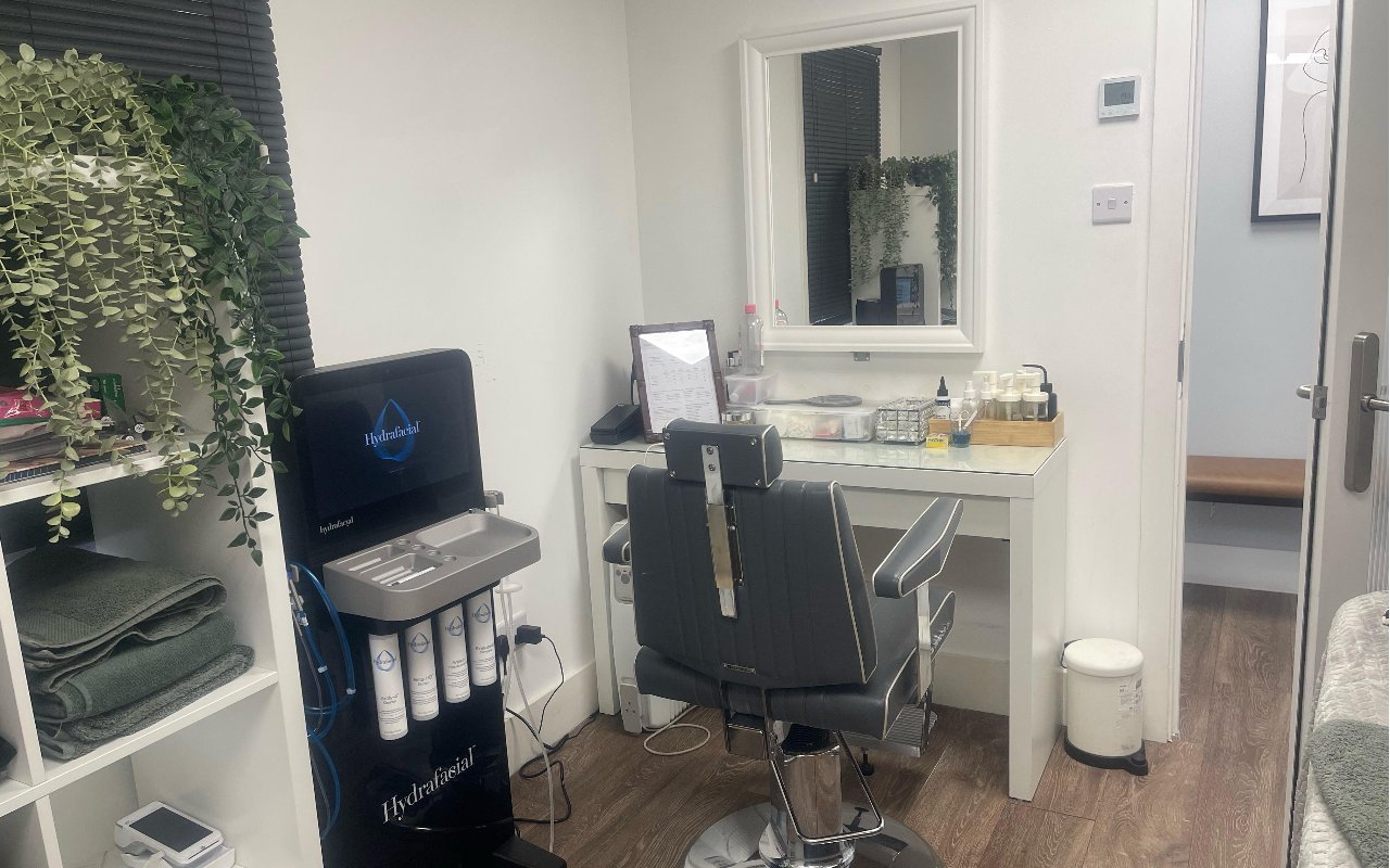 Interior of Illaf Beauty Bar Great Eastern Street in London