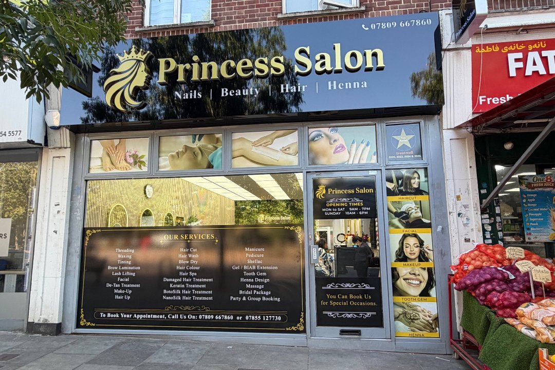 Princess Beauty Salon, Central Greenford, London