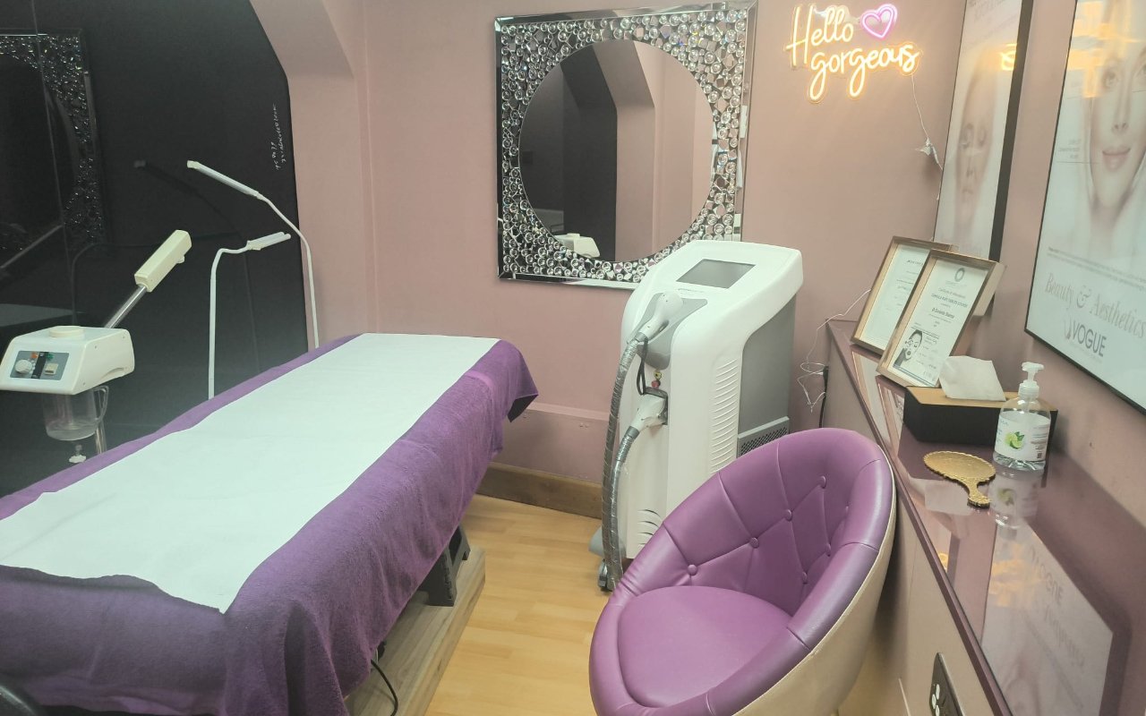 Interior of Vogue Beauty & Aesthetics in Birmingham
