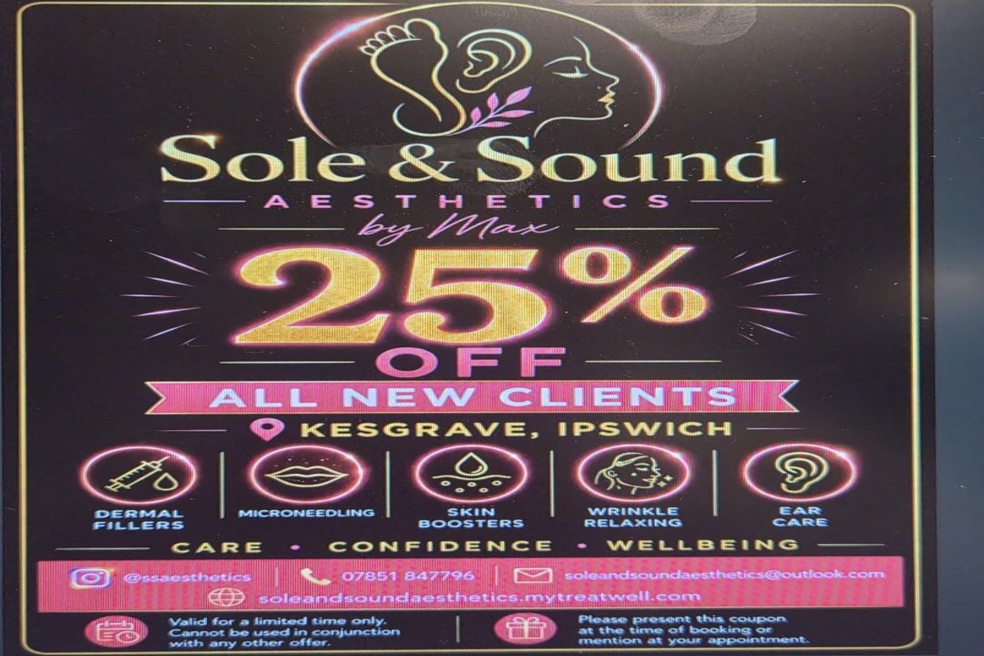 Sole & Sound Aesthetics, Woodbridge, Suffolk