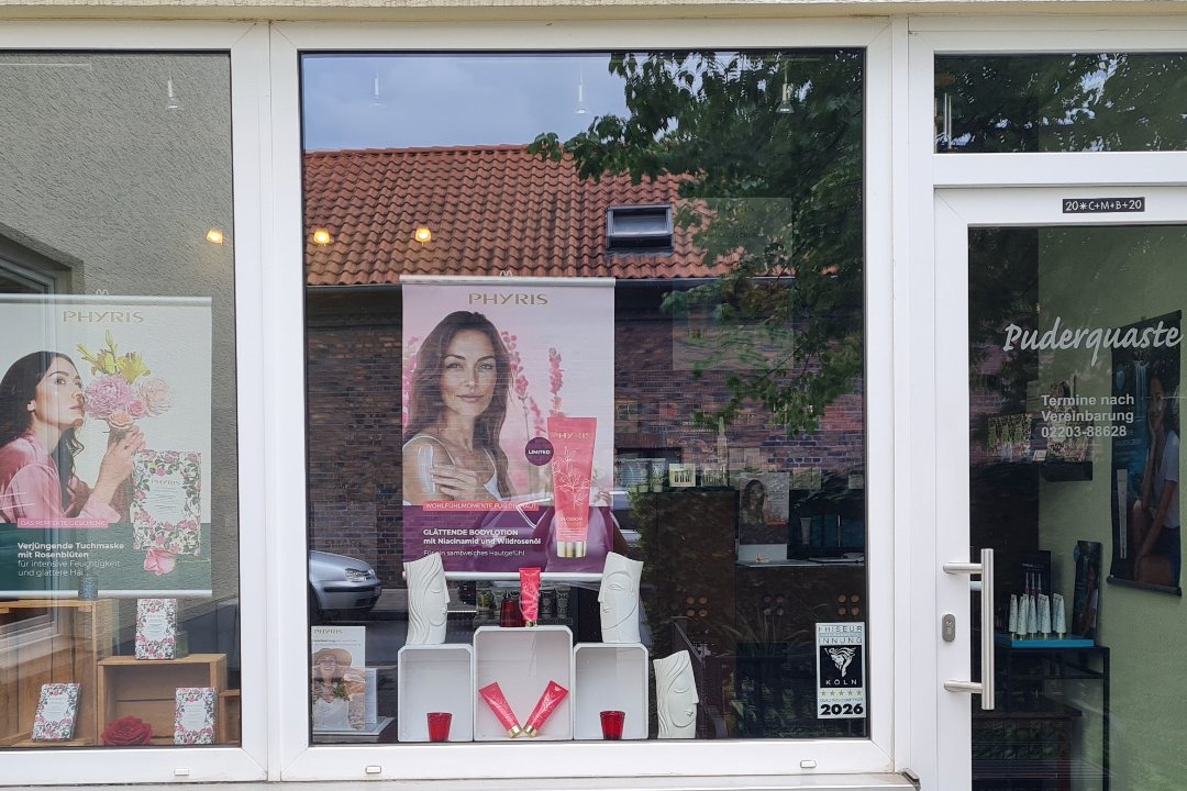 Puderquaste Kosmetik für Sie und Ihn, Zündorf, Köln
