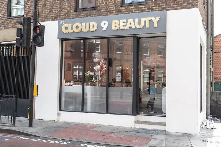 Ynot - Beauty case a bustina in tessuto logato Cloud