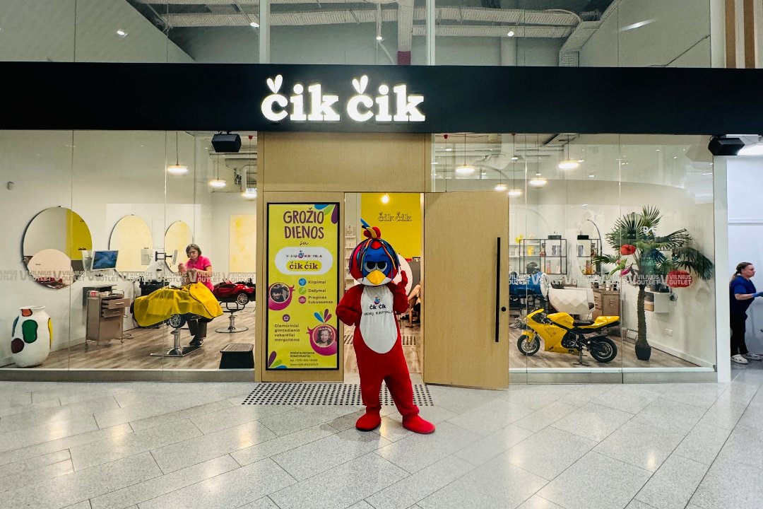 Čik Čik vaikų kirpykla V. Pociūno g., Pilaite, Vilnius