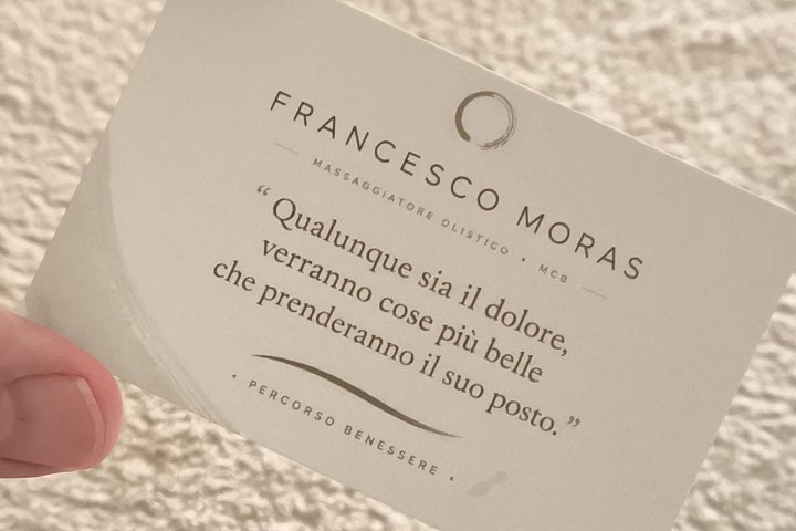 Francesco Moras - Massage Bergamo - Photo de galerie - OneBooking