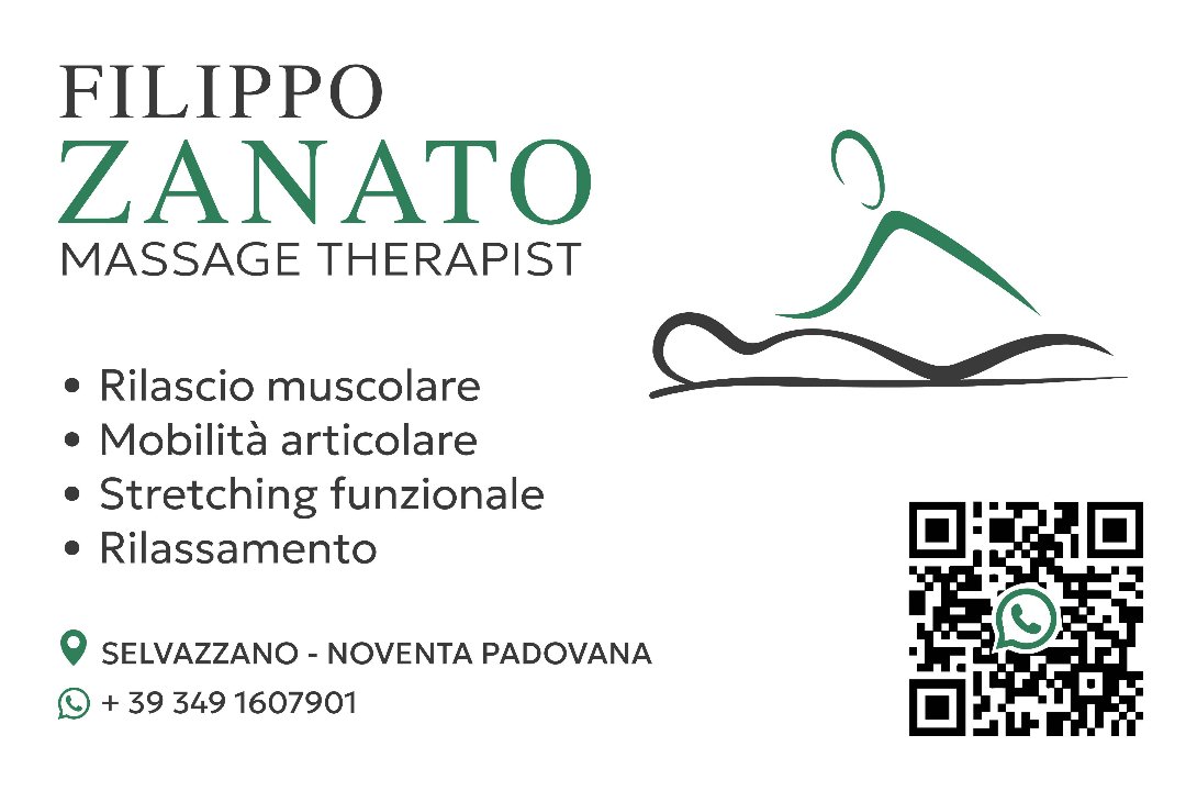 Filippo Zanato Massage Therapist, Caselle, Padova Provincia