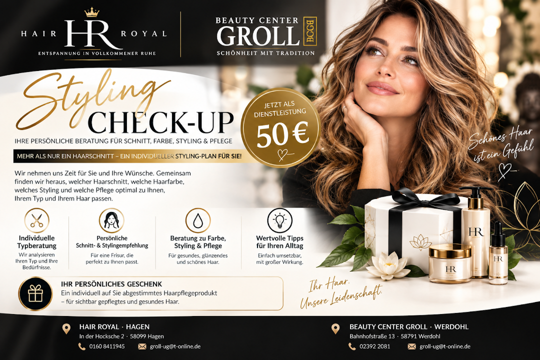 Hair Royal, exclusivität in vollkommener Ruhe, Hagen