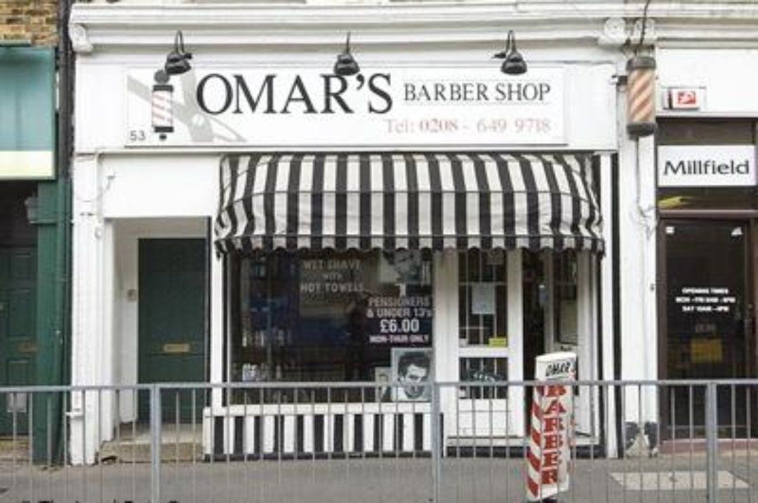 Omar's Barber Shop, Croydon, London