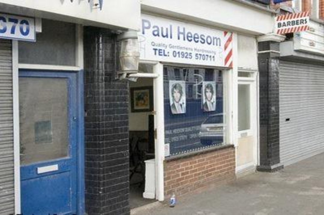 Paul Heesom Quality Gentlemens Hairdressing, Warrington, Cheshire