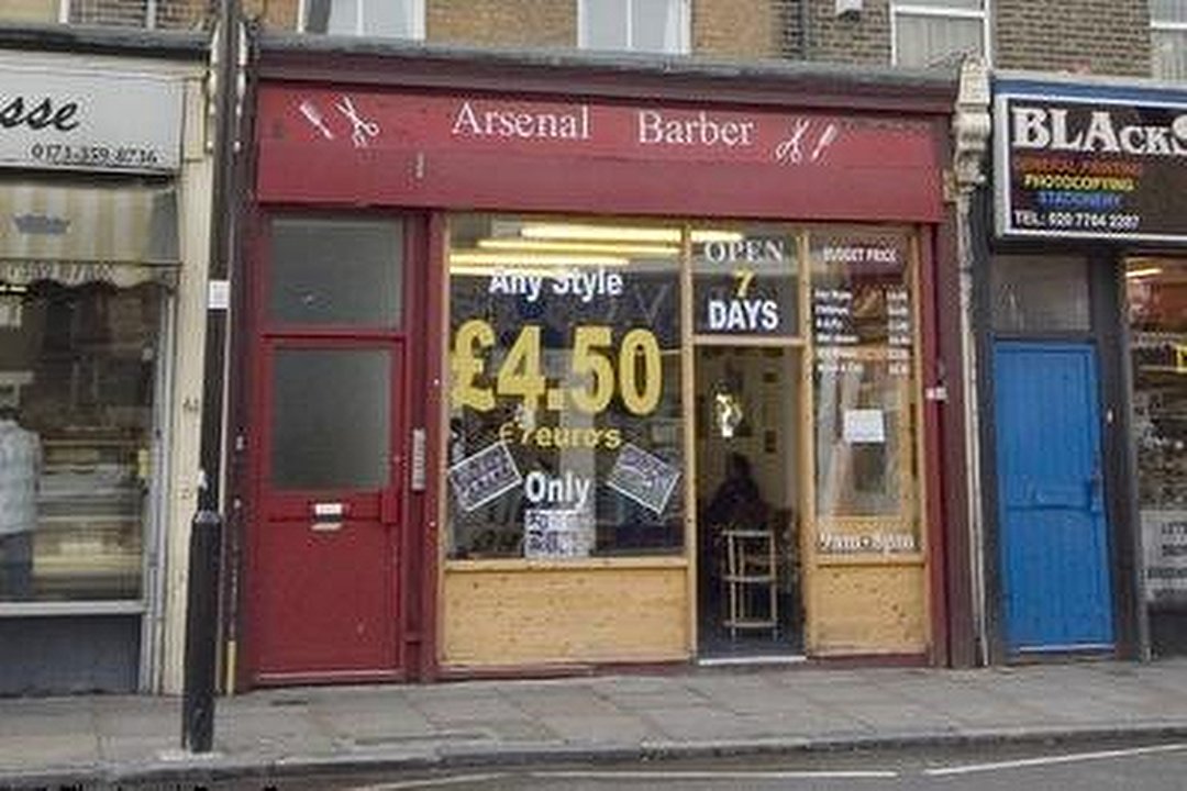 Arsenal Barber, Finsbury Park, London