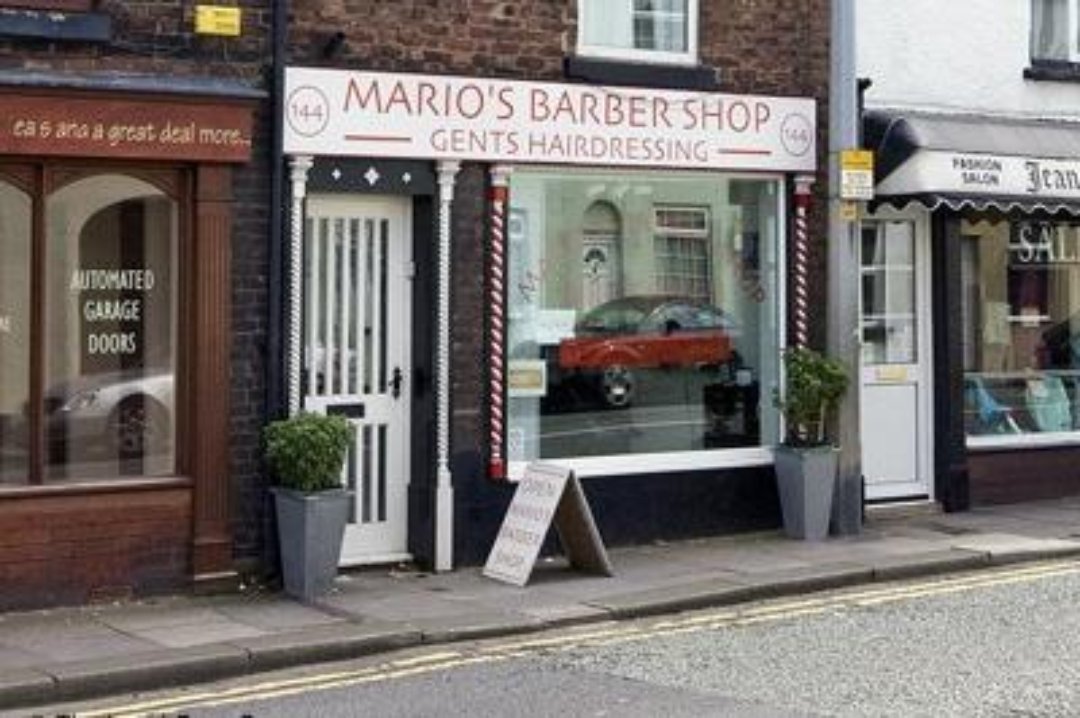 Mario's Barber Shop, Macclesfield, Cheshire