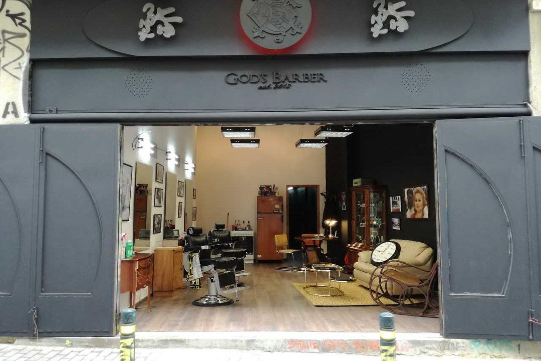 God's Barber Downtown, Psyri, Athens