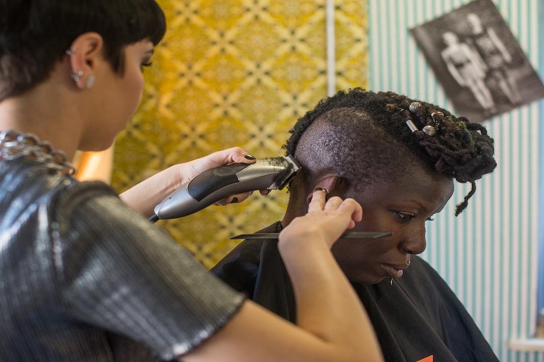 Ama style dreadlocks, Folie-Méricourt, Paris