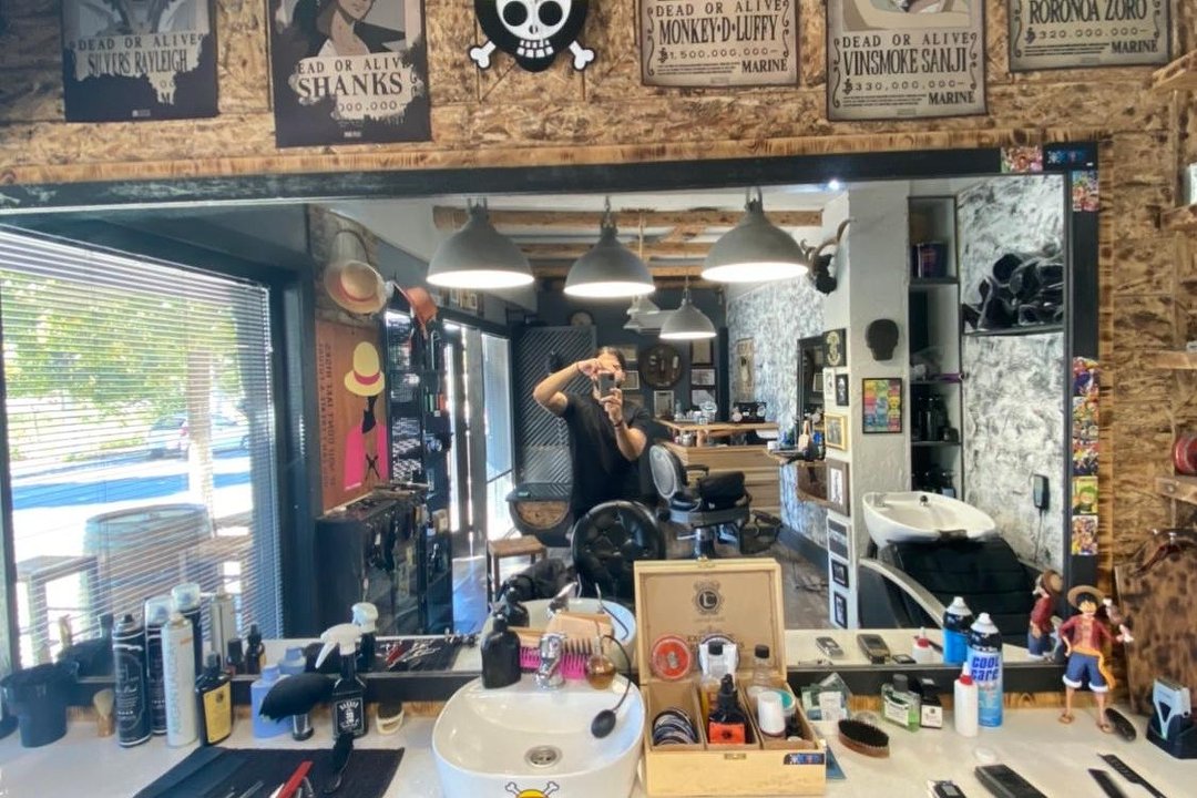 Straw Hat Barbershop, Roda, Corfu