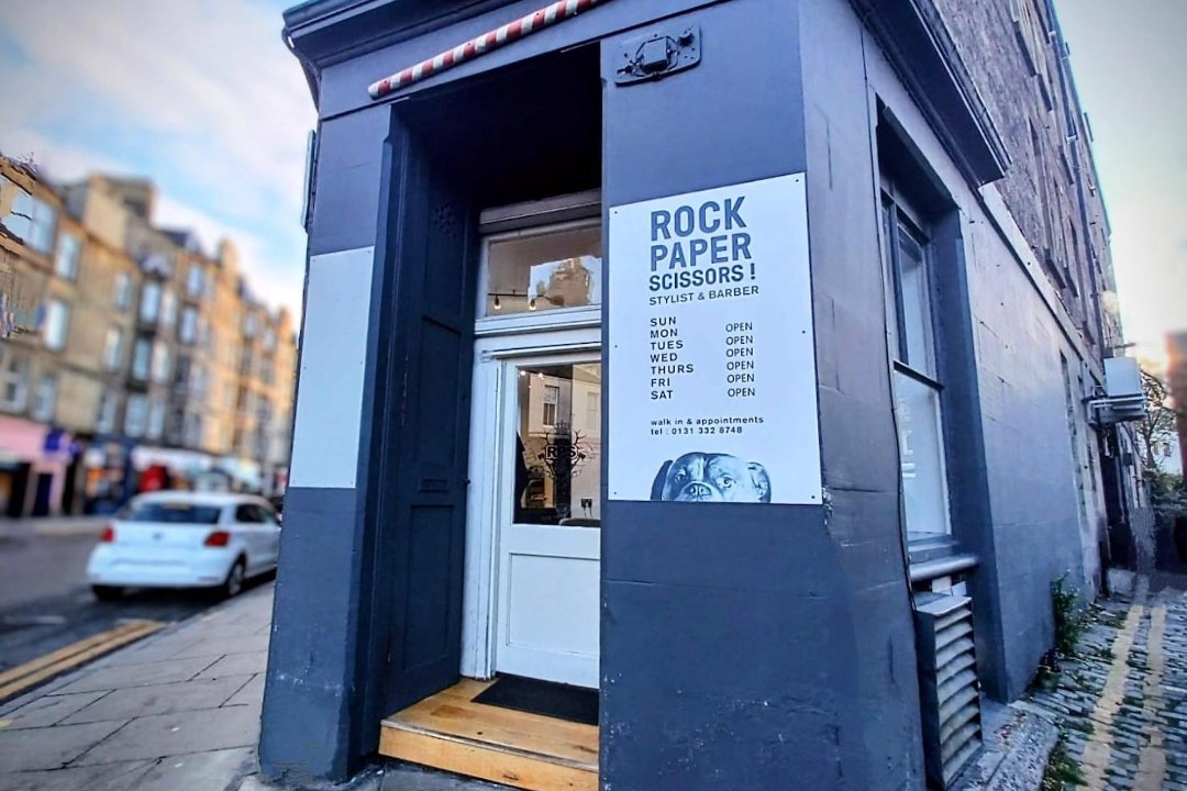 Rock Paper Scissors, Comely Bank, Edinburgh