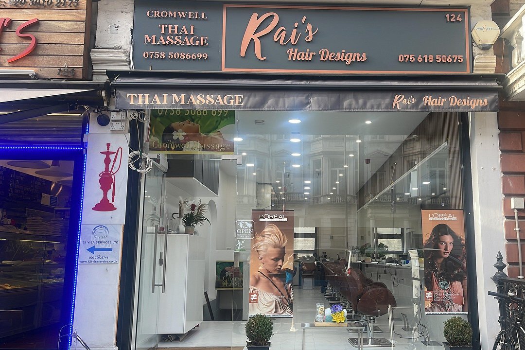 Rai’s Hair Design, Cromwell Road, London