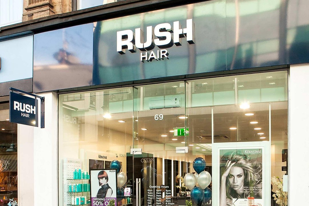 Rush Hair & Beauty Manchester Hair Salon in Barton Arcade