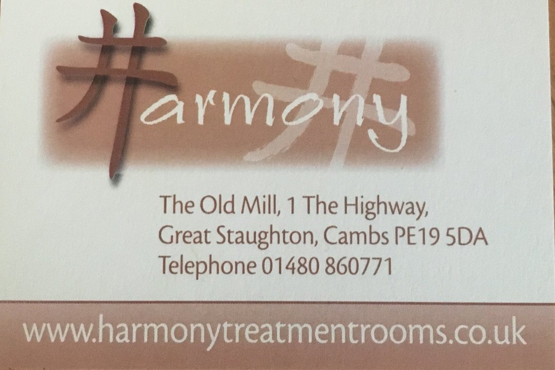 Harmony Treatment Rooms, St Neots, Cambridgeshire