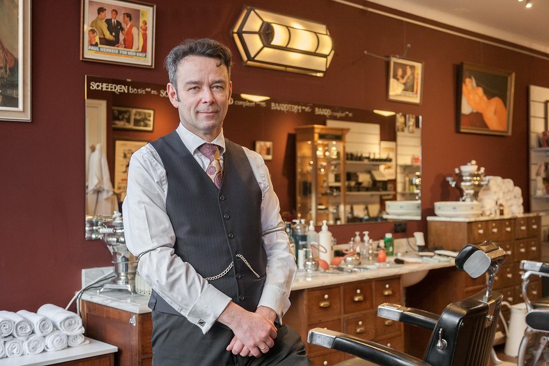 Jan Heideman Meesterbarbier Haarlem, Spaarnwouderstraat, Haarlem